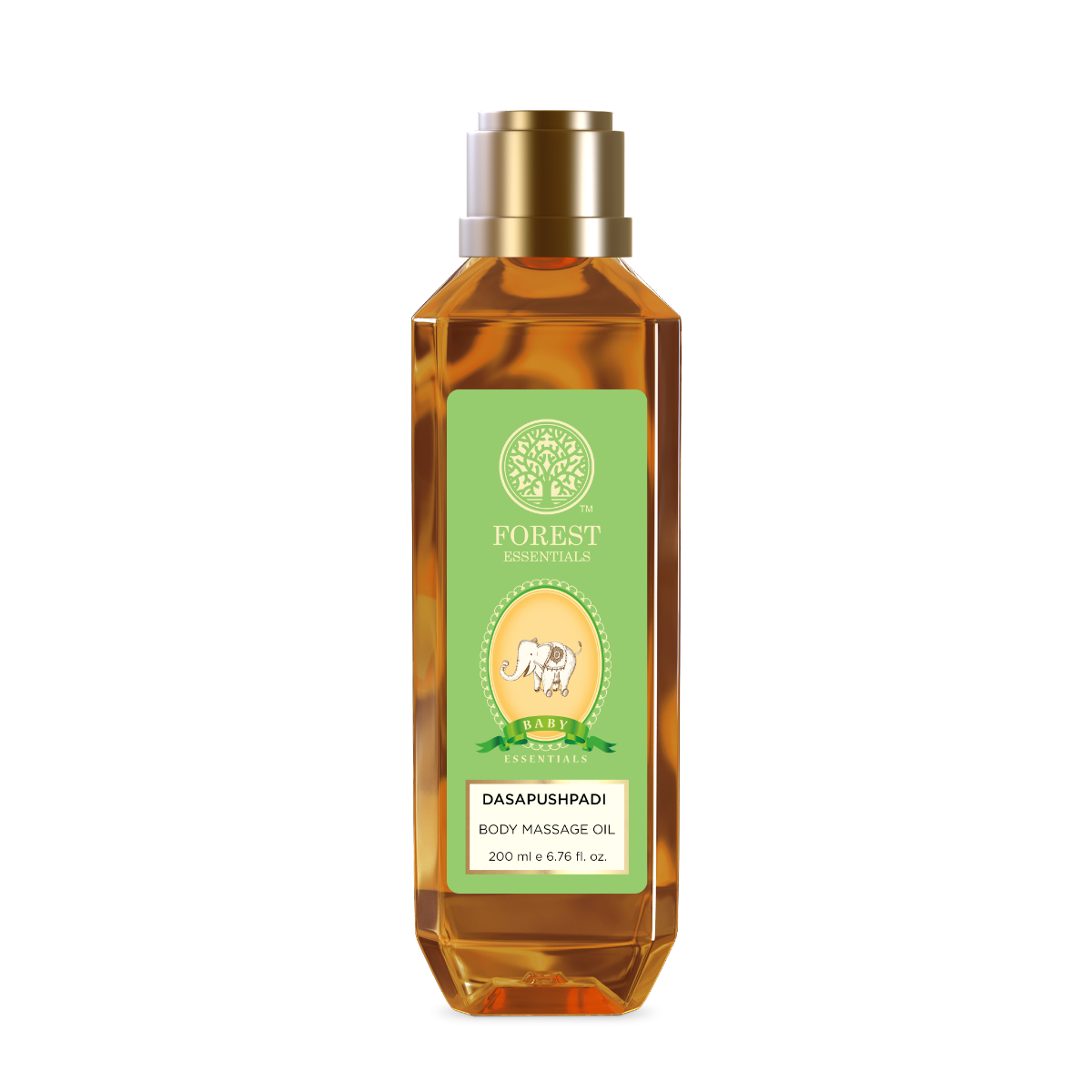 Forest Essentials Baby Body Oil with 10 herbs specially for baby care to gently nourish delicate skin | Ayurvedic Body Massage Oil for Babies | Gentle & Natural | Indian product Online Shopping Store