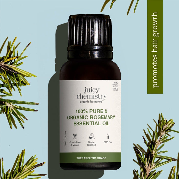 Juicy Chemistry 100% Pure & Organic Rosemary Essential Oil | Indian product Online Shopping Store