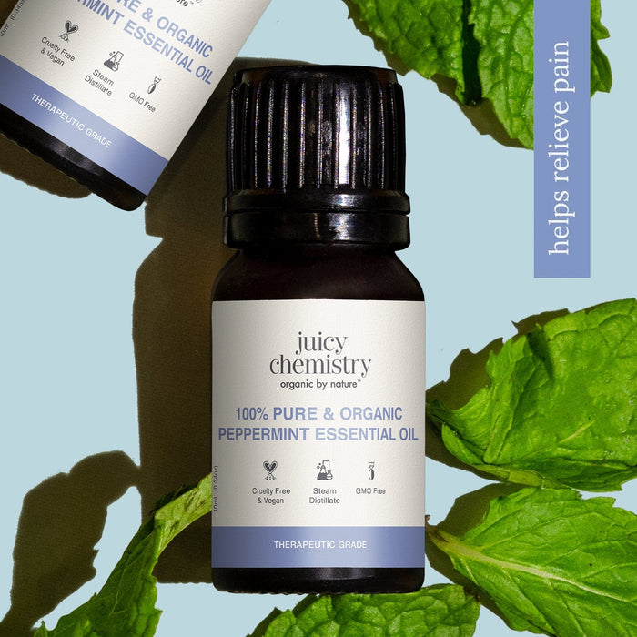 Juicy Chemistry  100% Pure & Organic Peppermint Essential Oil | Indian product Online Shopping Store