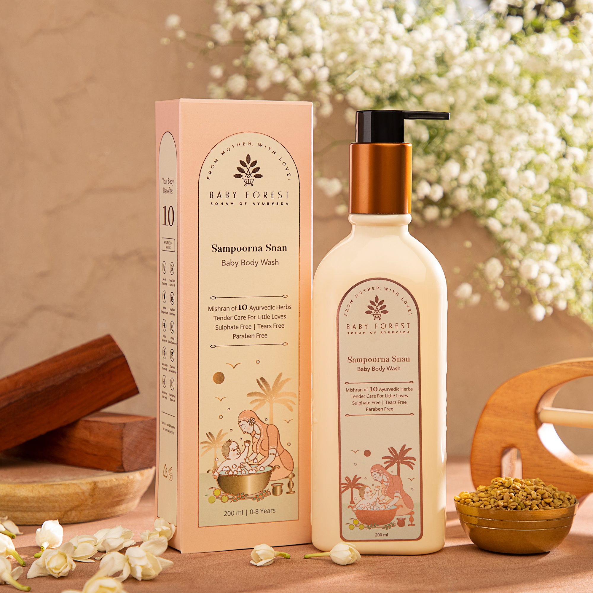 Baby Forest Sampoorna Snan Baby Body Wash | Indian product Online Shopping Store