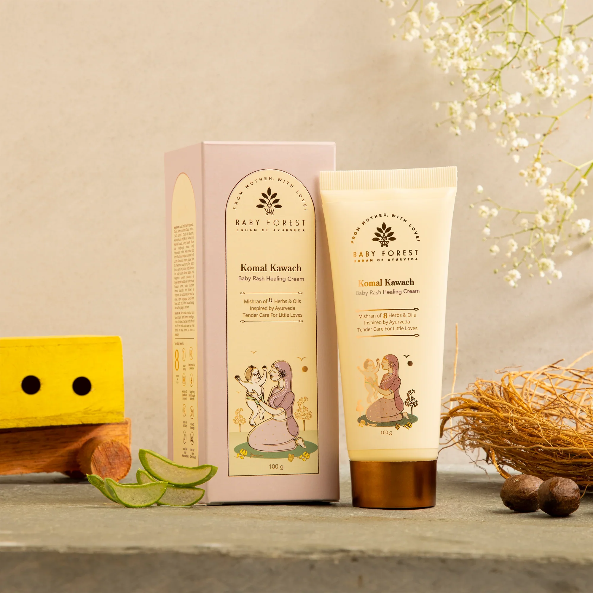 Baby Forest Komal Kawach Baby Rash Healing Cream | Indian product Online Shopping Store