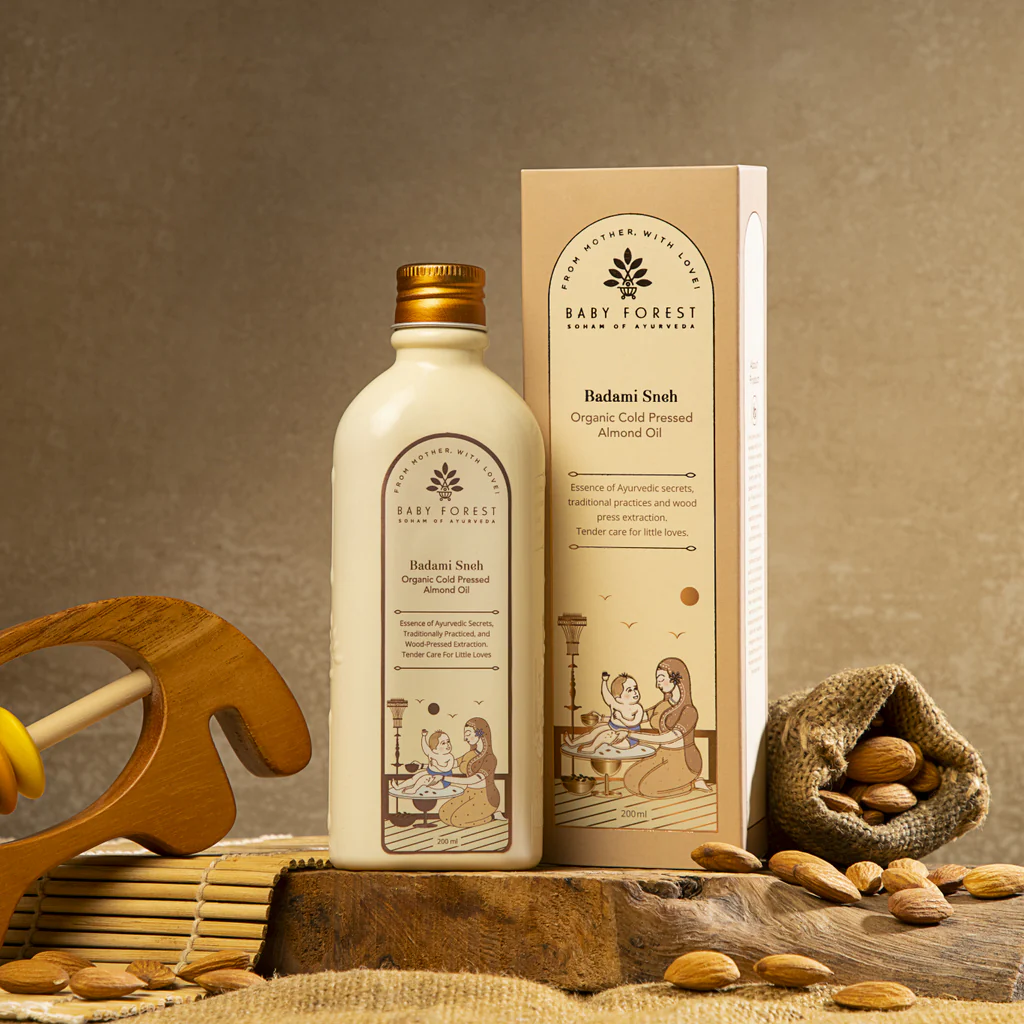 Baby Forest Badami Sneh- Organic Cold Pressed Almond Oil | Indian product Online Shopping Store