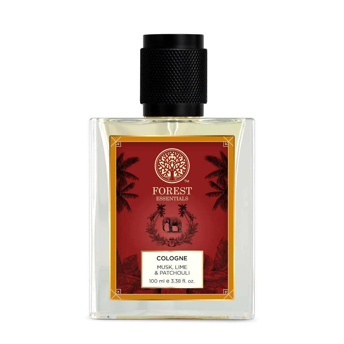 Forest Essentials Cologne - Musk, Lime & Patchouli | Long Lasting & Sophisticated scent | With Skin Nourishing Ingredients | Indian product Online Shopping Store