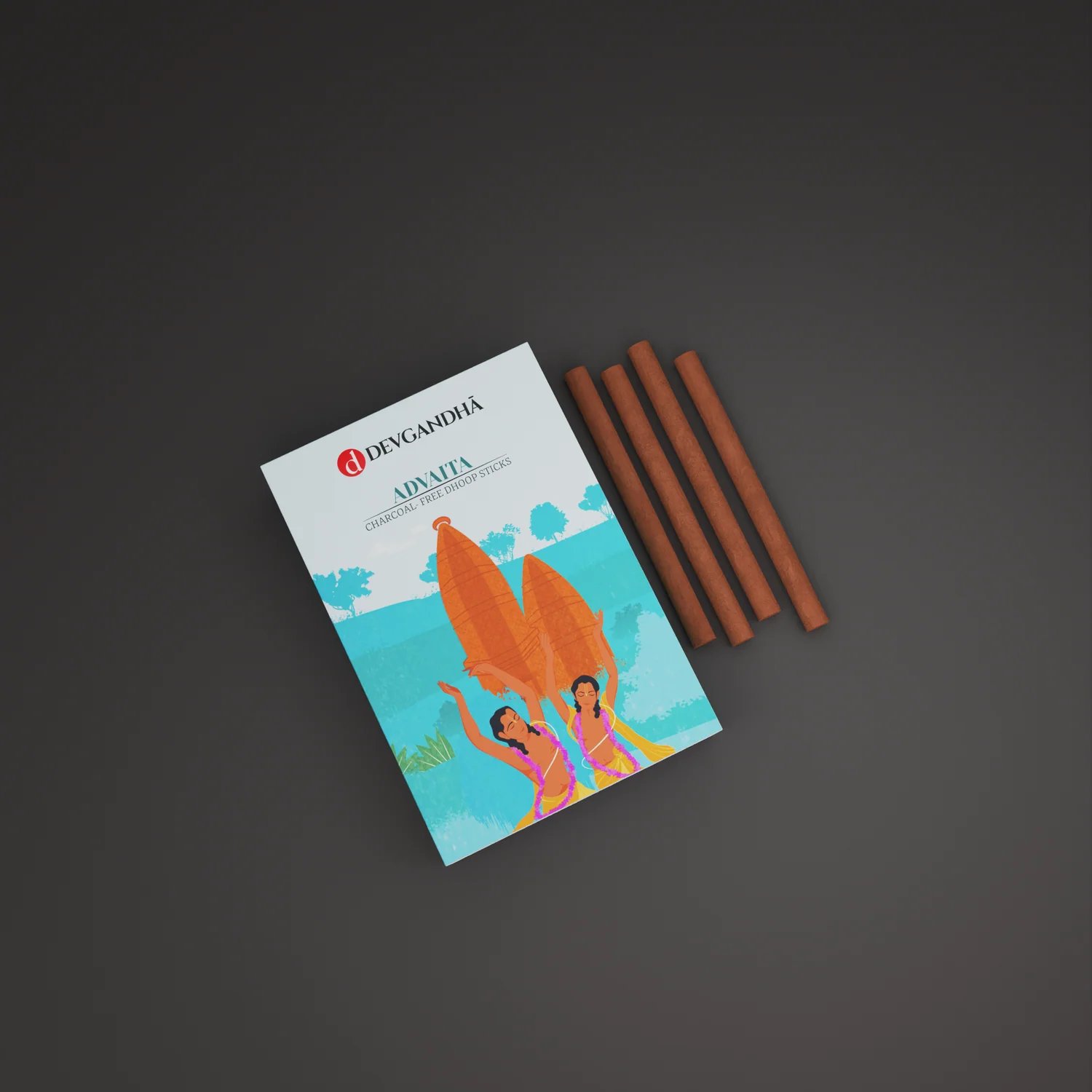 Devgandha Advaita Bamboo-less Incense Sticks | (Approx. 40 sticks) | Indian product Online Shopping Store