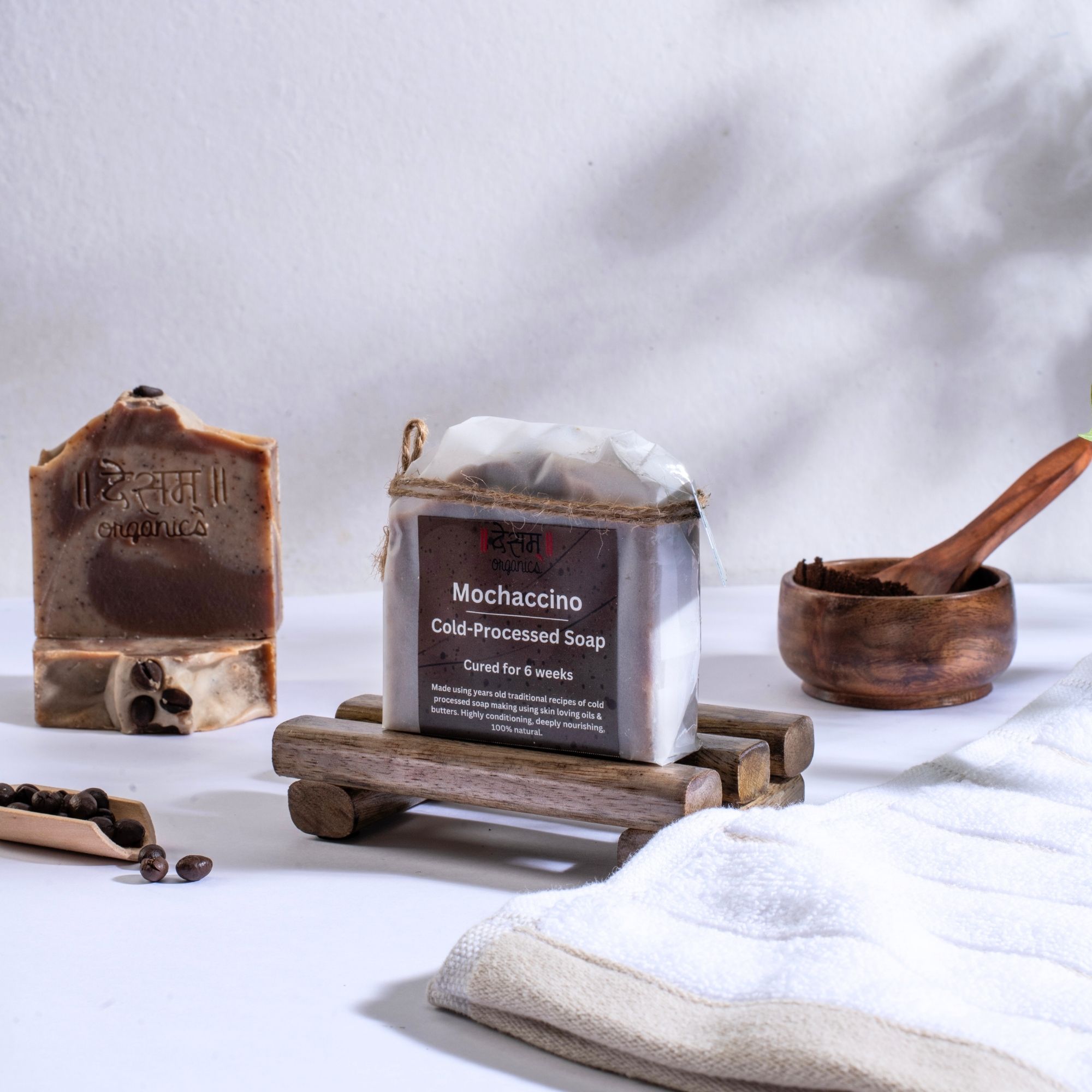 Desam Organics Mochaccino Cold Processed Handmade Artisanal Soap | Indian product Online Shopping Store