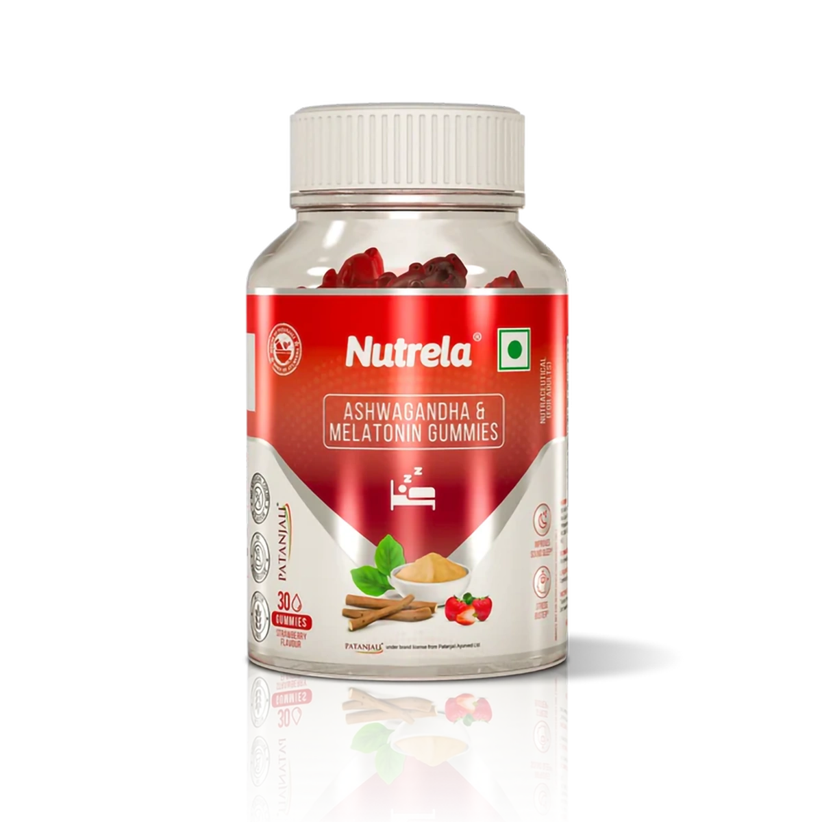Patanjali Nutrela Ashwagandha & Melatonin Gummies (30 Gummies) | Indian product Online Shopping Store