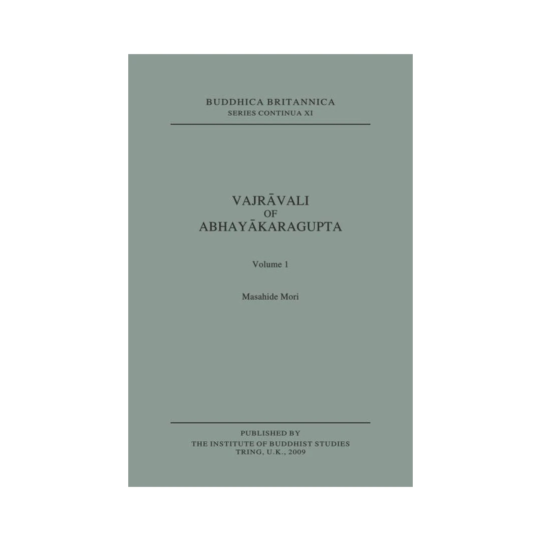 VAJRAVALI_OF_ABHAYAKARAGUPTA_2_PARTS_BUDDHICA_BRITANNICA_VOL8_1 | Indian product Online Shopping Store