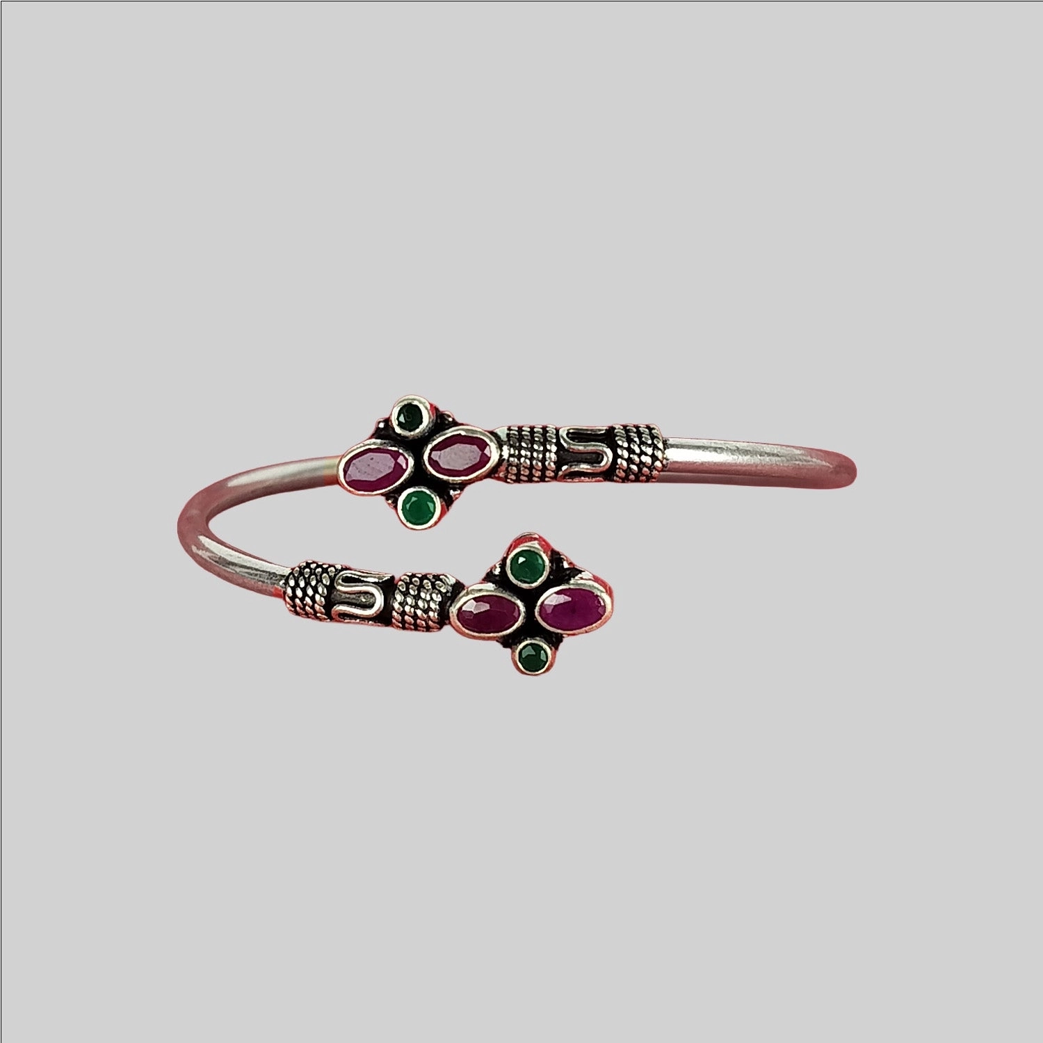 1775158360856-Adjustible Cutstone Silver Kada | Indian product Online Shopping Store