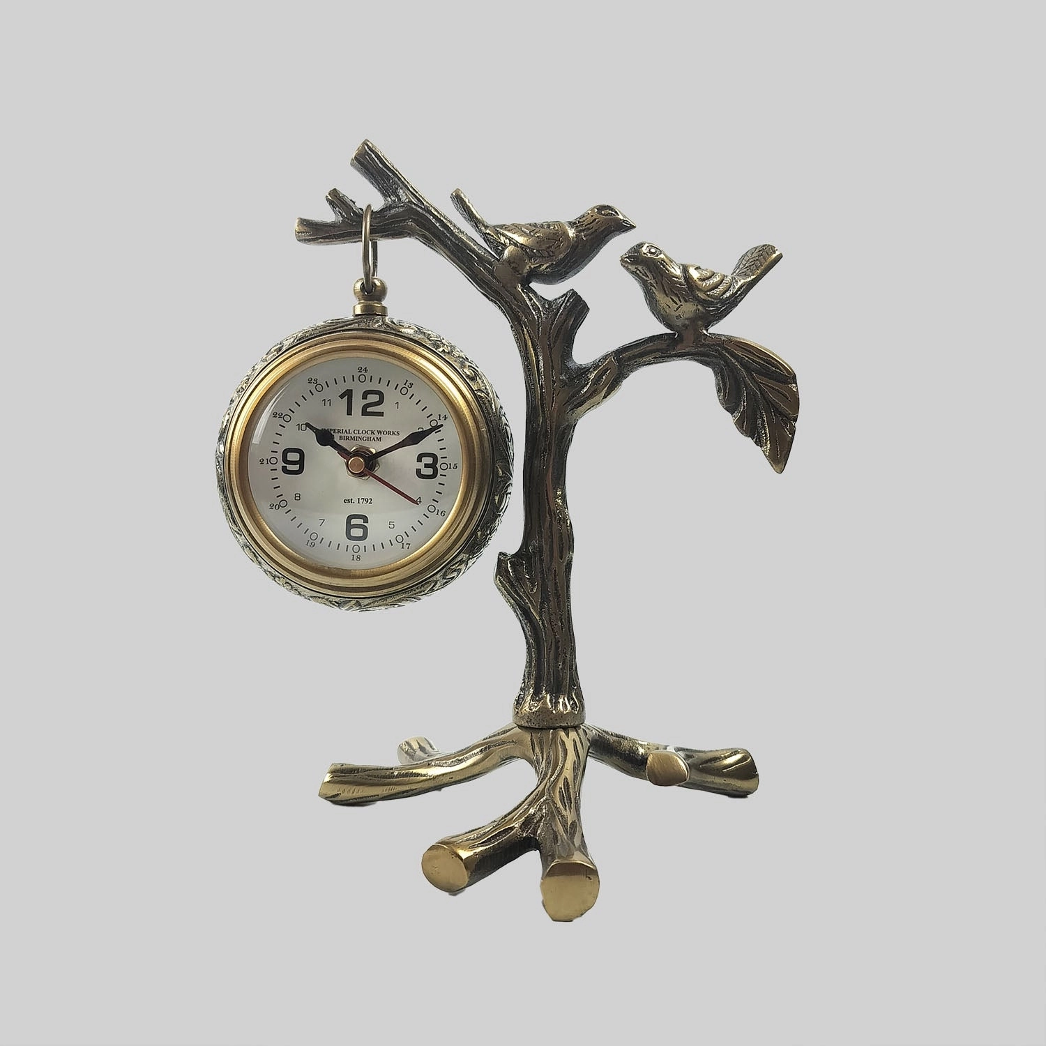 1775158513912-Alumimium Table Clock in Brass Finish 6 in x 6 in x 9 in_1 | Indian product Online Shopping Store
