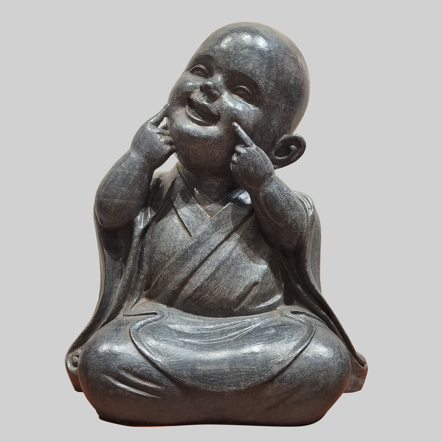 Black Marble Smiling Monk 24 in_1 | Indian product Online Shopping Store