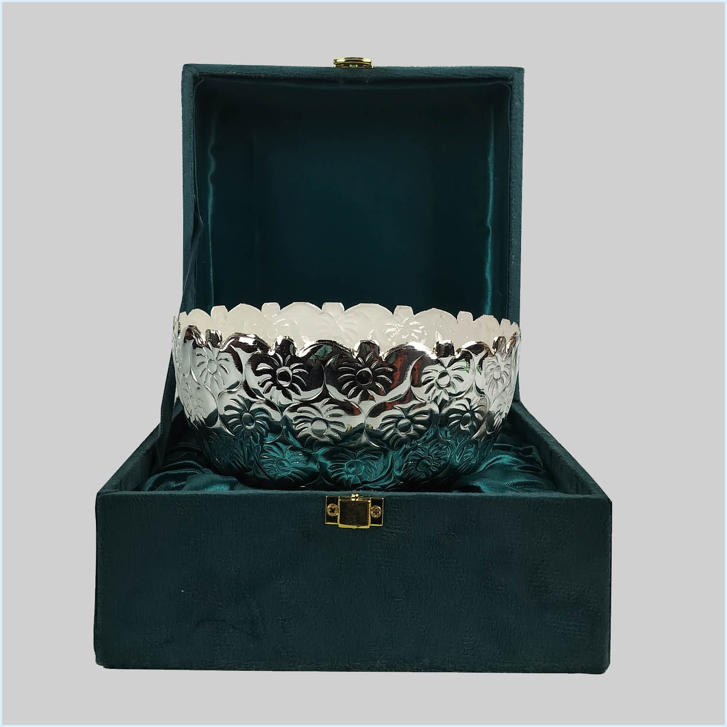 Brass Bowl with Resin Base in Box 6 in x 45 in_1 | Indian product Online Shopping Store
