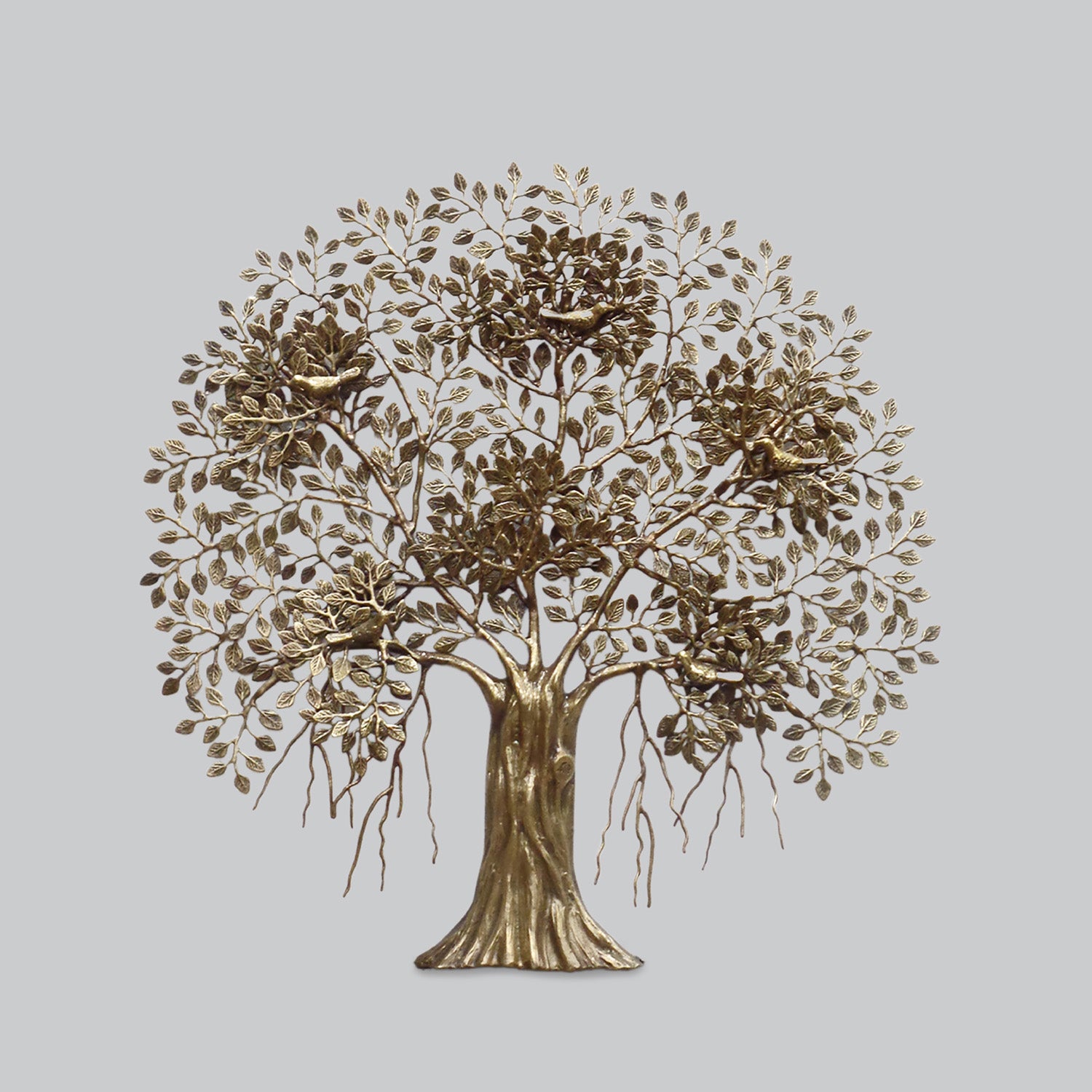 Brass Tree with Birds Wall Hanging 60 in | Indian product Online Shopping Store