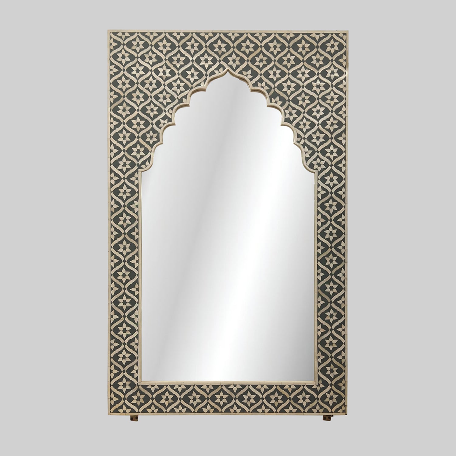 Camel Bone Mirror with Mehrab Design 48 in_1 | Indian product Online Shopping Store