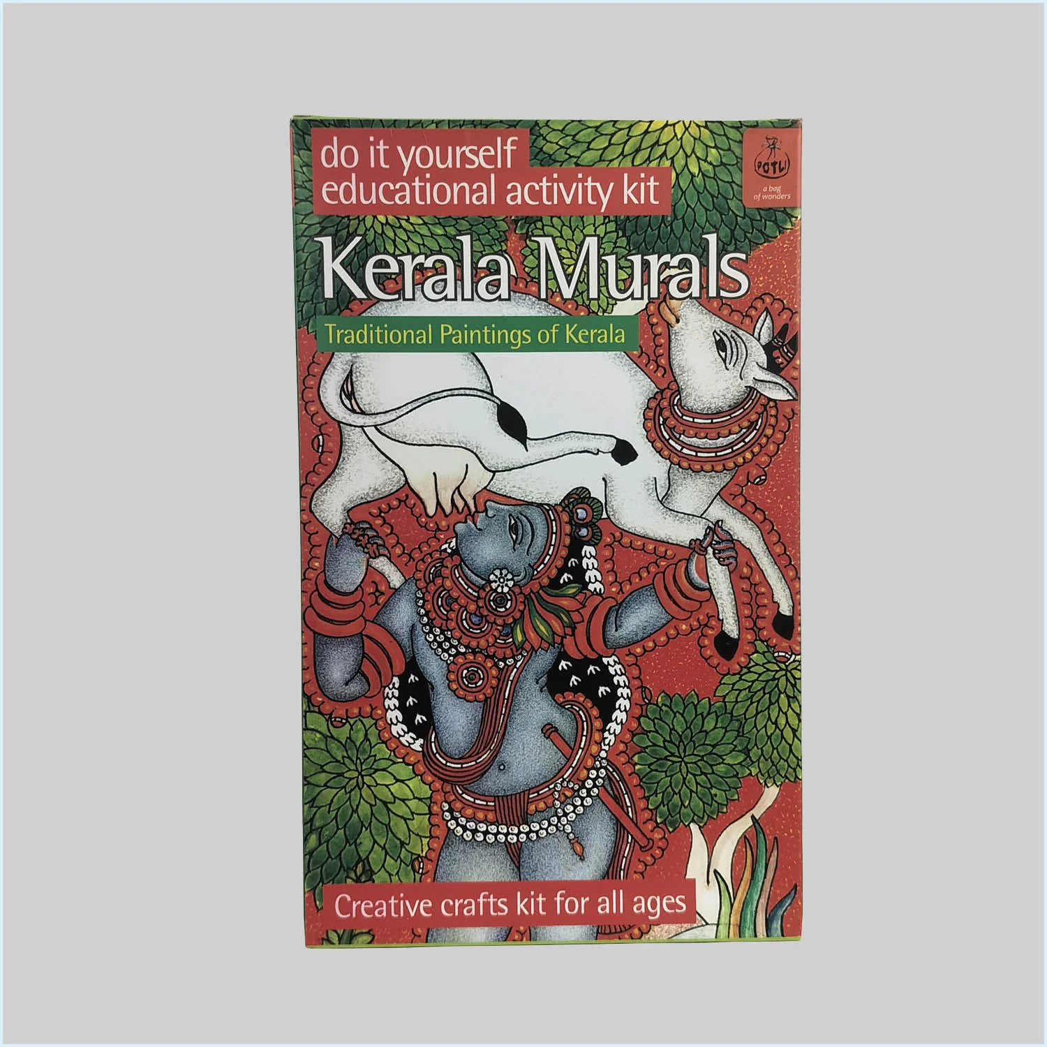 DIY Colour Kerala Mural Painting Folk Art Kit_1 | Indian product Online Shopping Store