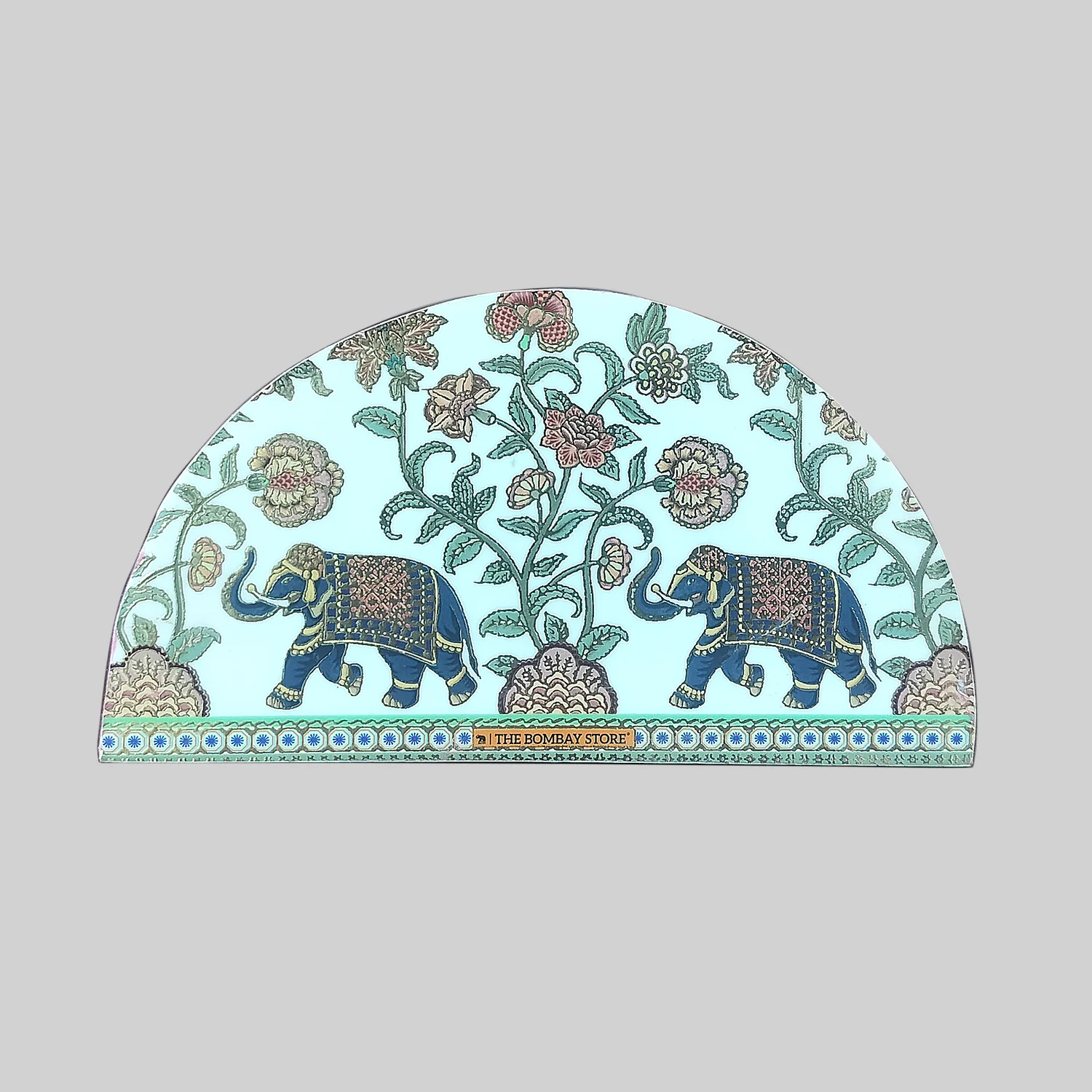 Elephant Floral Gold Foiled Napkin Holder_1 | Indian product Online Shopping Store