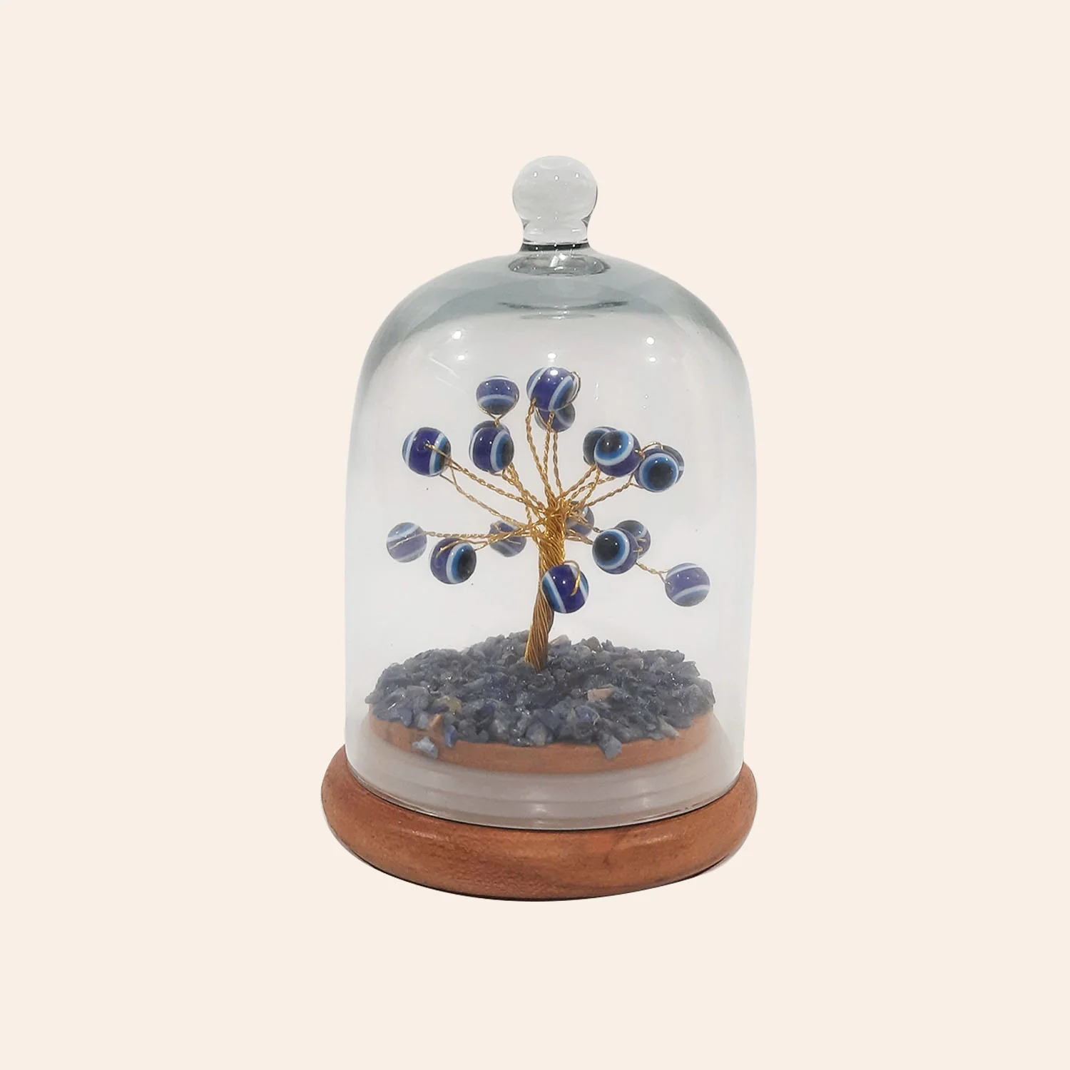 Evil Eye Stone Tree with Dome 12 cm_1 | Indian product Online Shopping Store