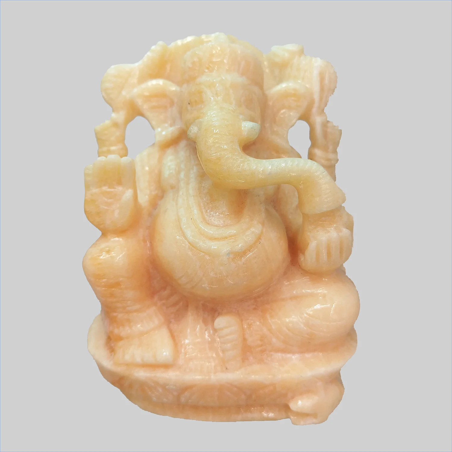 Fluorite Stone Sitting Ganesha 5 in_1 | Indian product Online Shopping Store