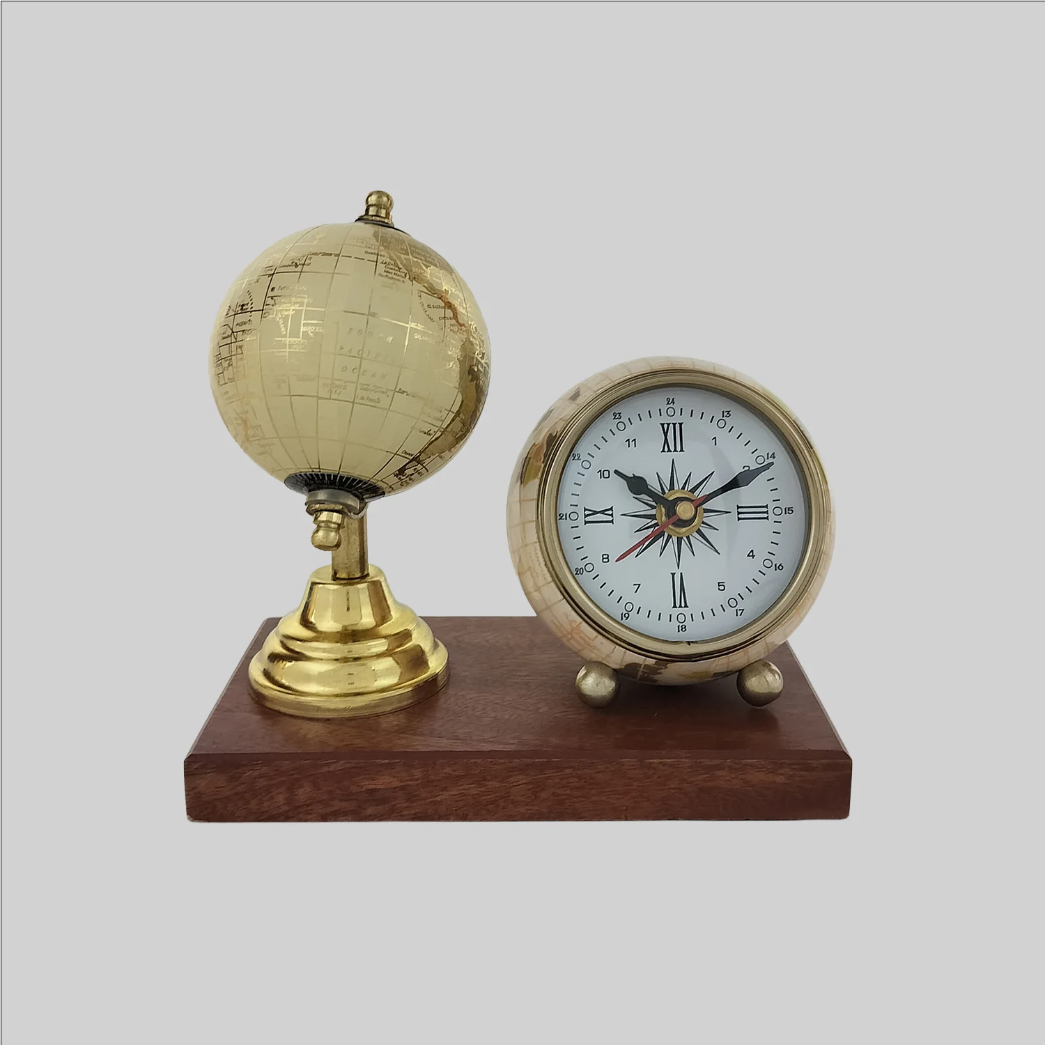 Globe with Table Clock 3 in_1 | Indian product Online Shopping Store
