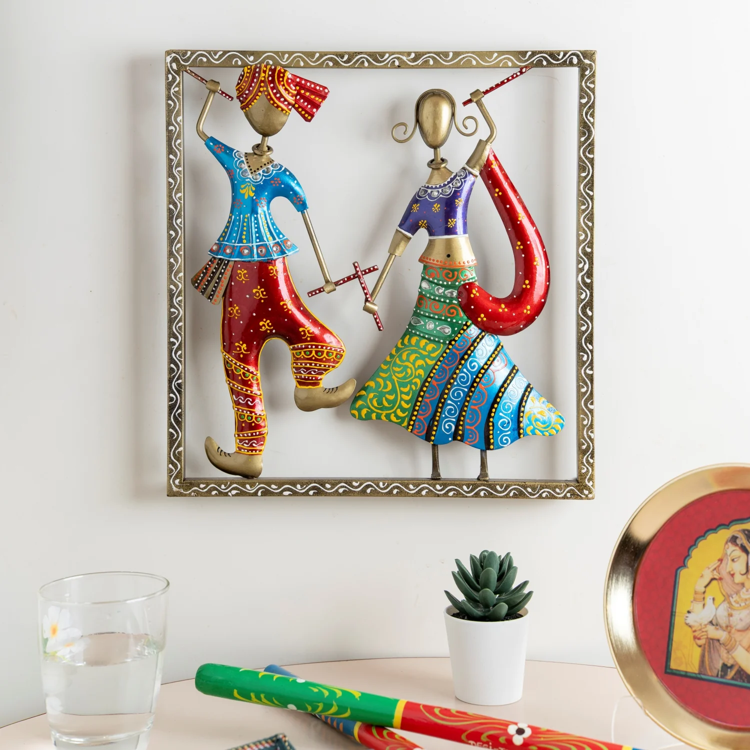 Iron Dandiya Musicians Frame 13 in_1 | Indian product Online Shopping Store
