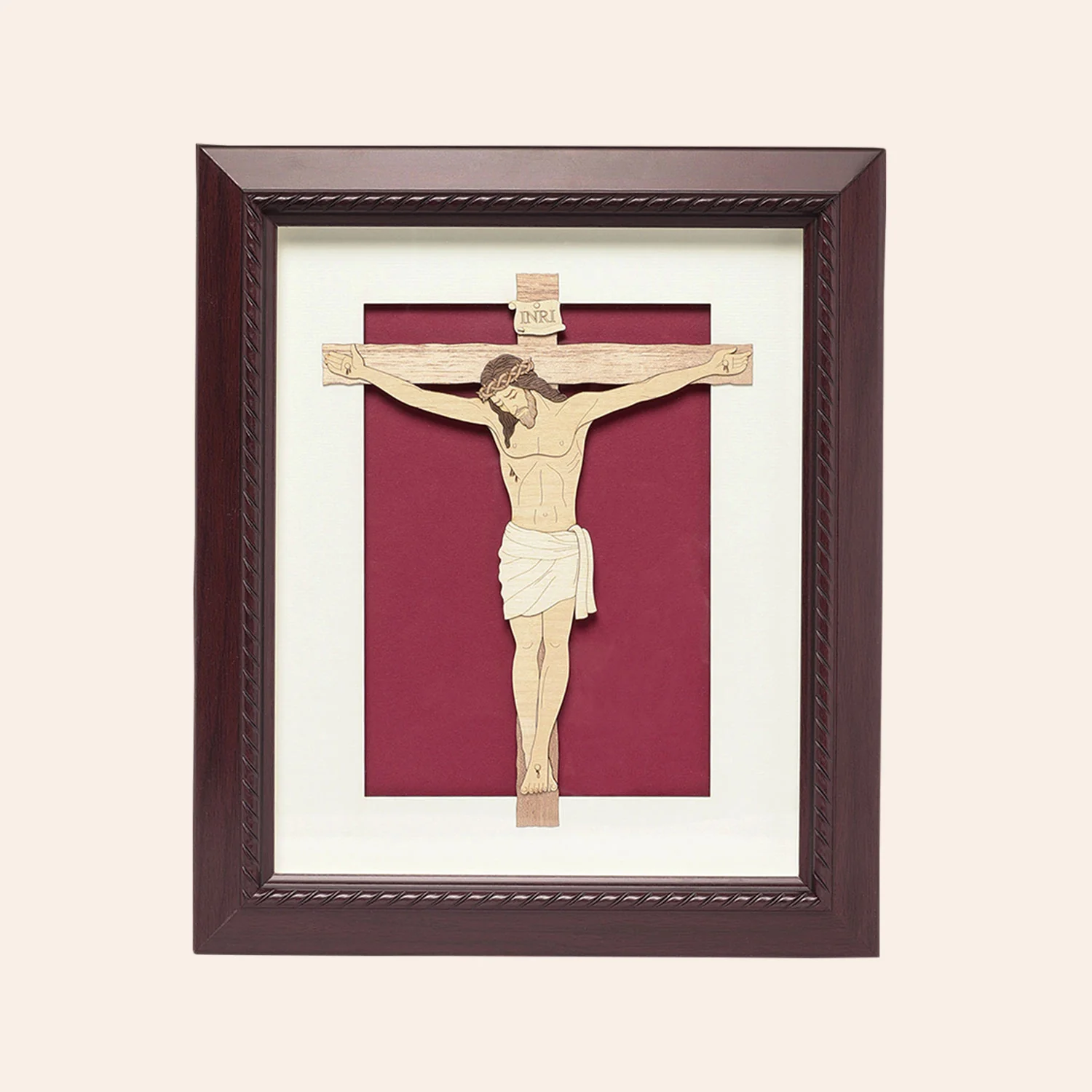 Jesus Wood Art Frame 11 in x 13 in_1 | Indian product Online Shopping Store