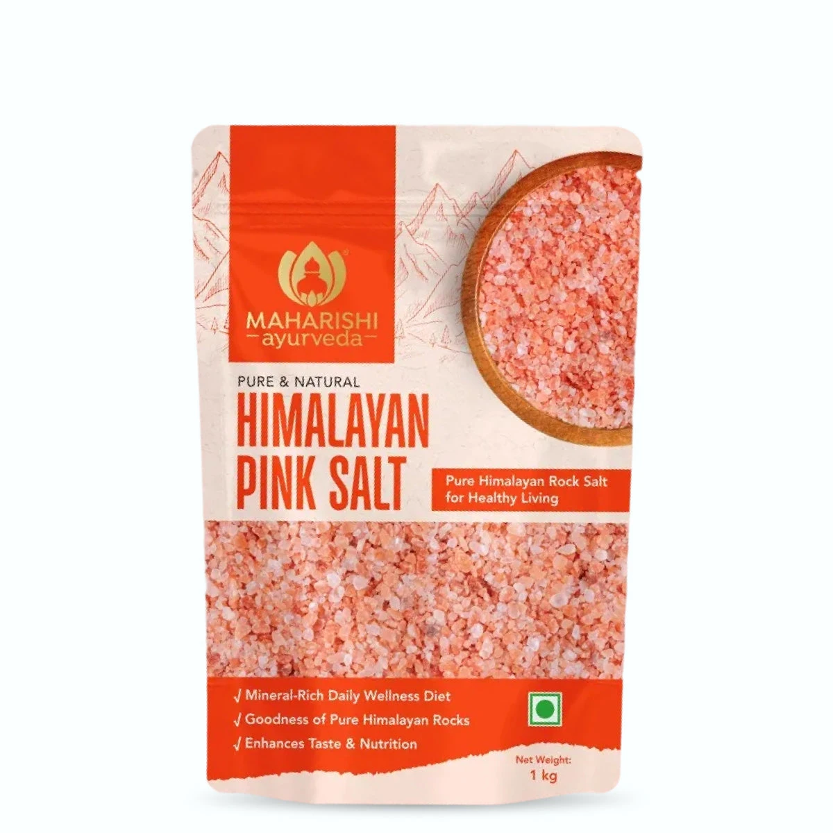 Maharishi Ayurveda Maharishi Pure Himalayan Salt Supports Digestion Naturally_1 | Indian product Online Shopping Store