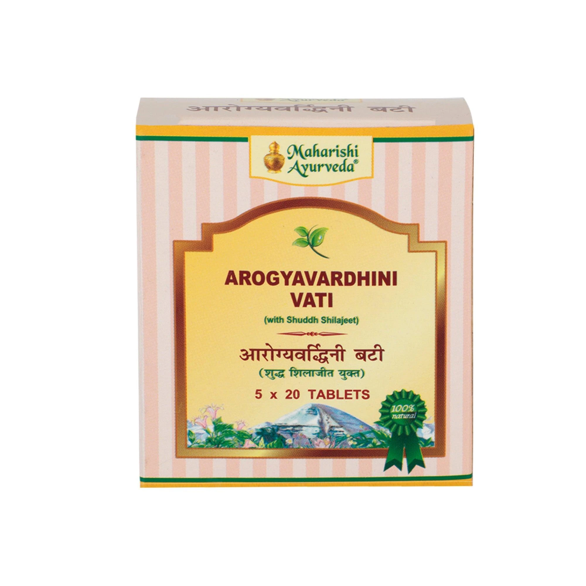 Maharishi Ayurveda Arogya vardhini Vati Helps in Purifier Skin & Liver_1 | Indian product Online Shopping Store
