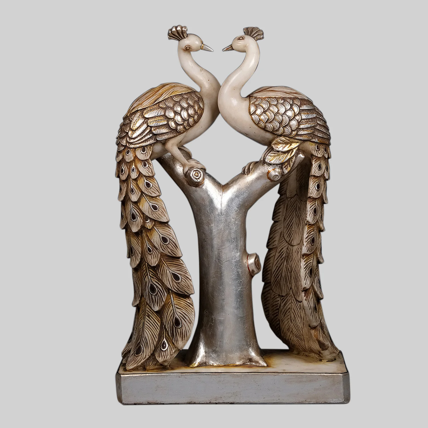 Marble Peacocks in Antique Finish 32 in_1 | Indian product Online Shopping Store