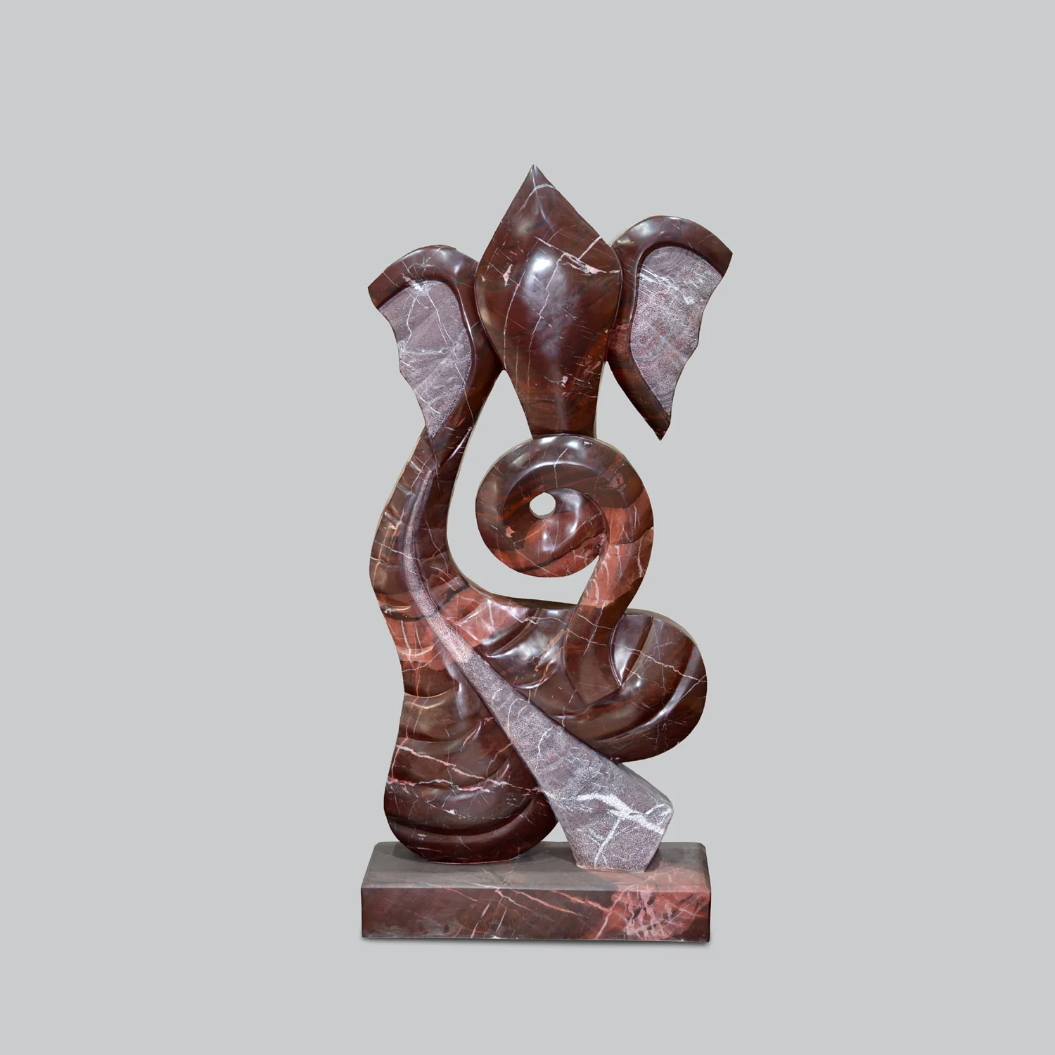 Marble Red Stone Ganesha 60 in | Indian product Online Shopping Store