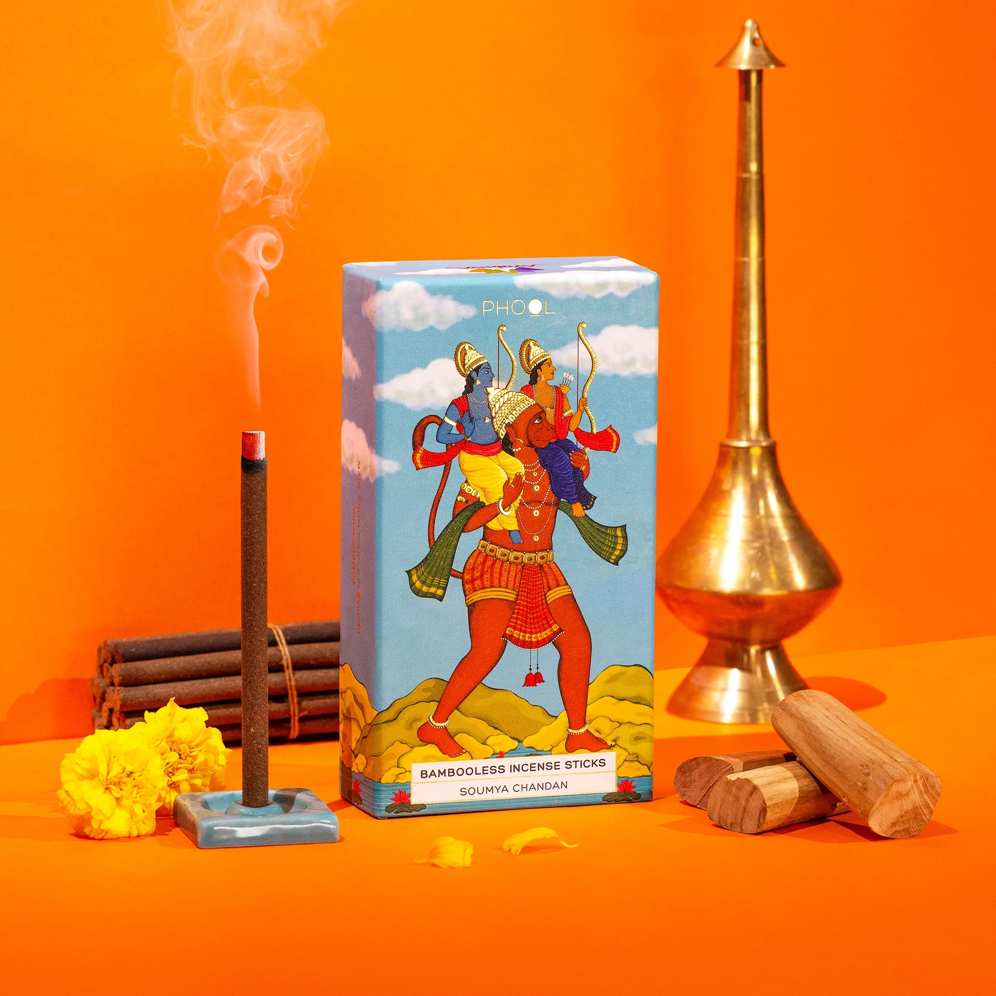 Phool Ayodhya Soumya Chandan Bambooless Incense Sticks_1 | Indian product Online Shopping Store
