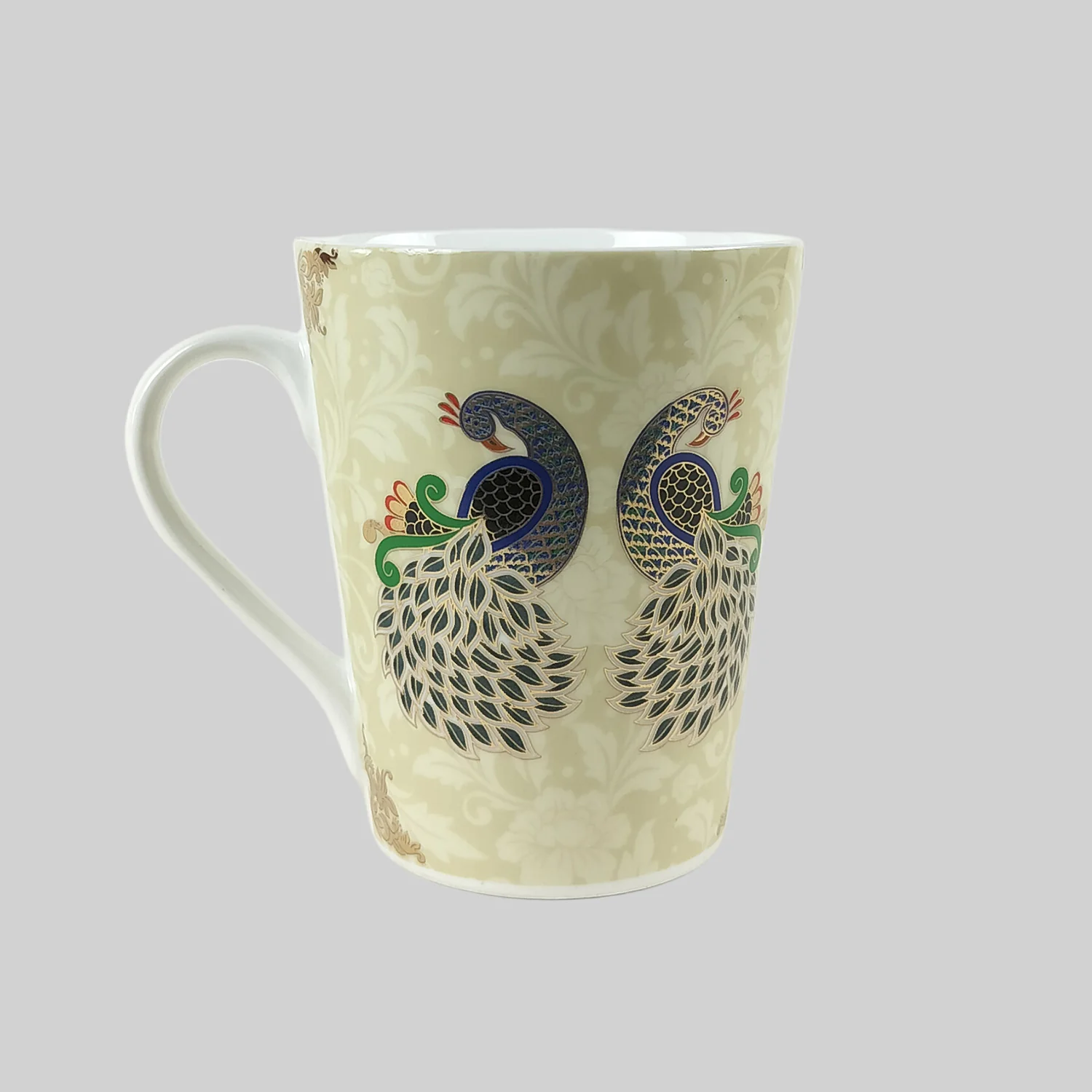 Regal Mayura Coffee Mug with Gold Foiling 340 ml_1 | Indian product Online Shopping Store