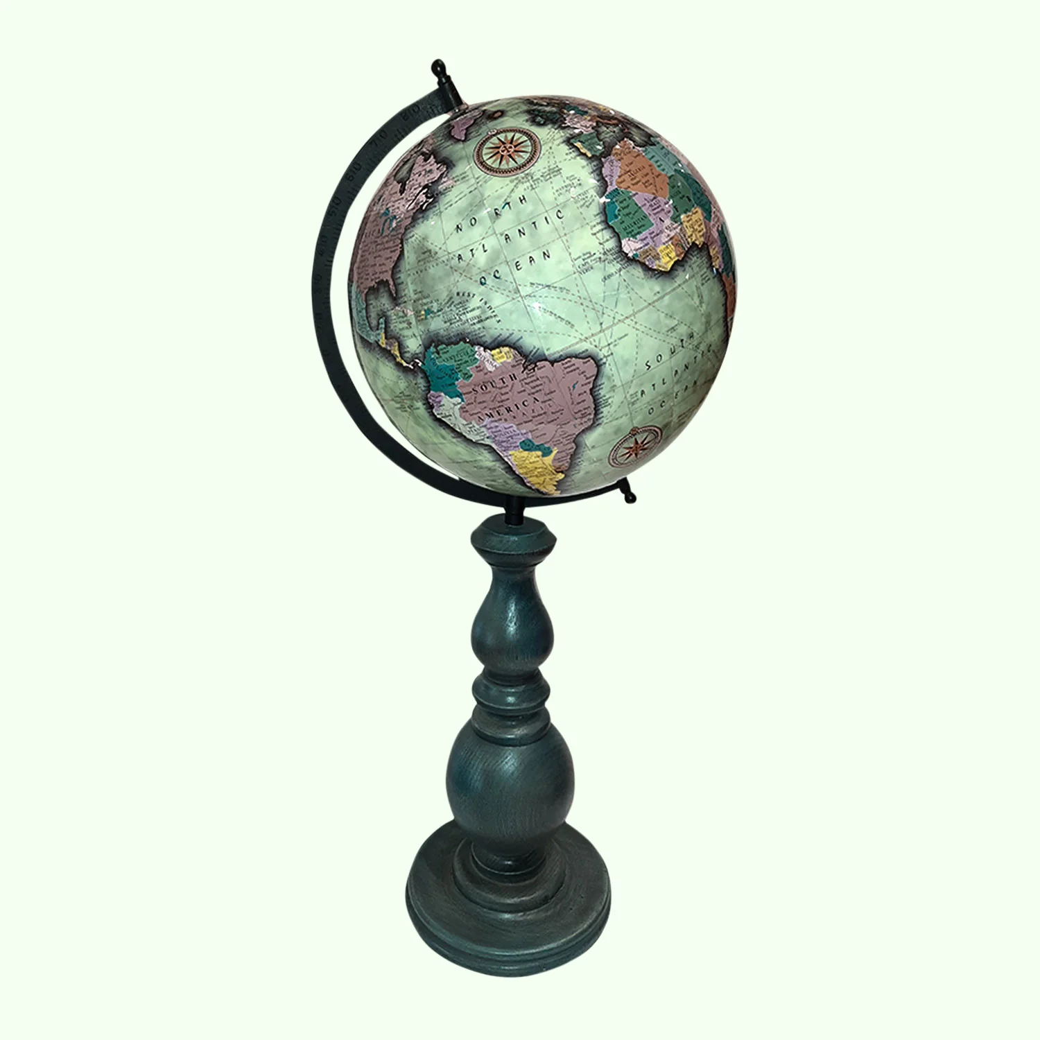 Rotating Globe on Wooden Stand_1 | Indian product Online Shopping Store