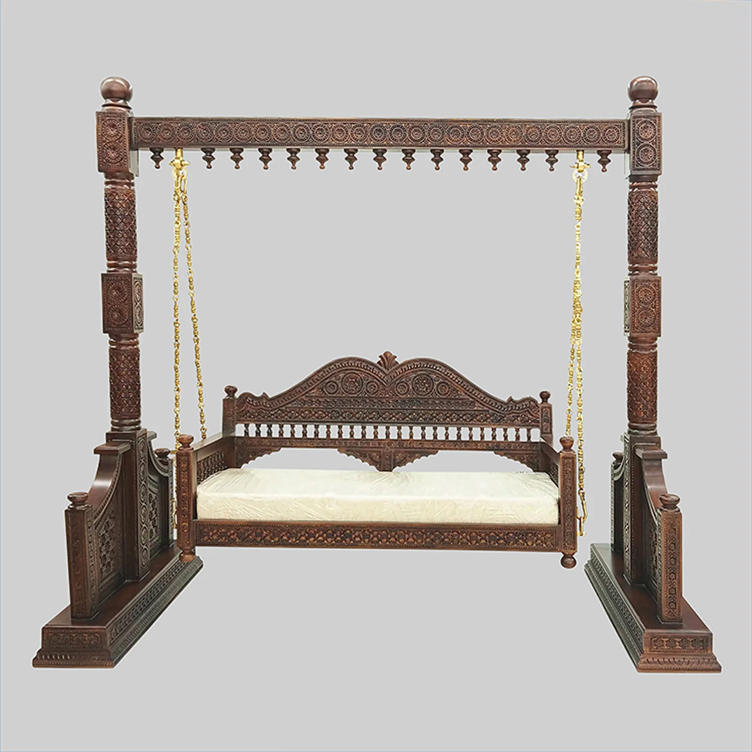 Teak Wood JhulaSwing 88 x 42x 81 in_1 | Indian product Online Shopping Store