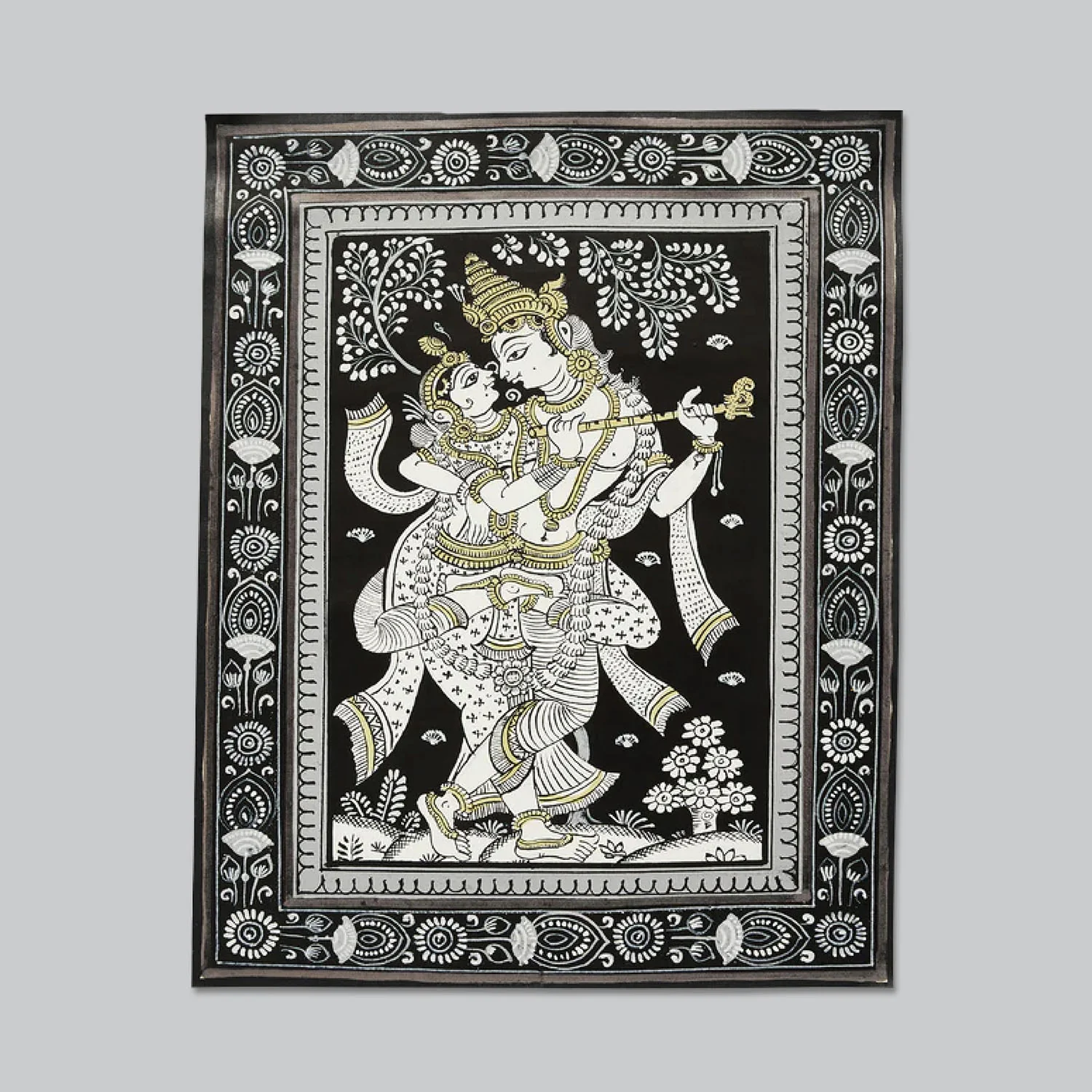 Traditional Art Canvas Pattachitra Print 16 x 20 in_1 | Indian product Online Shopping Store