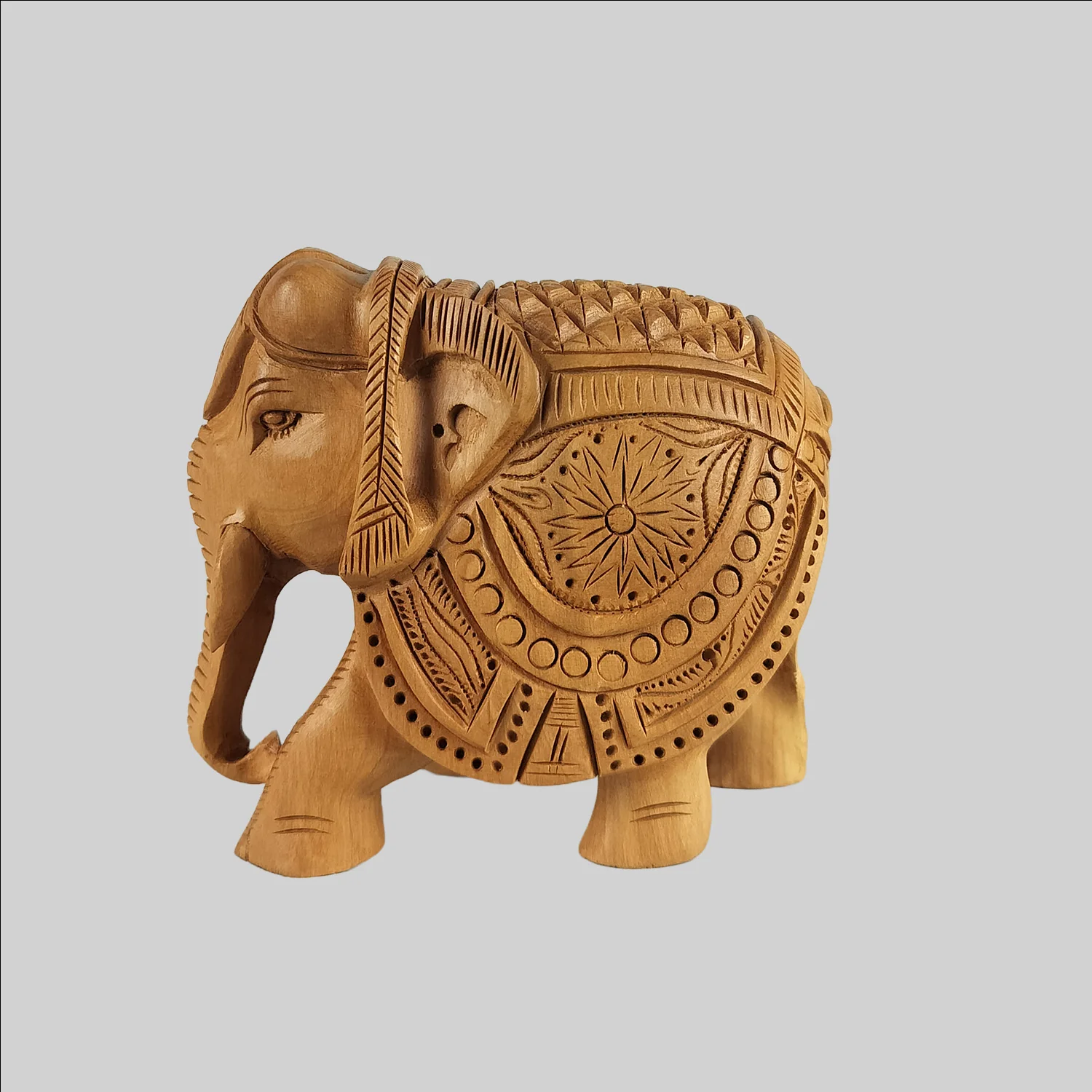 Whitewood Elephant Diamond Cutwork 4 in_1 | Indian product Online Shopping Store