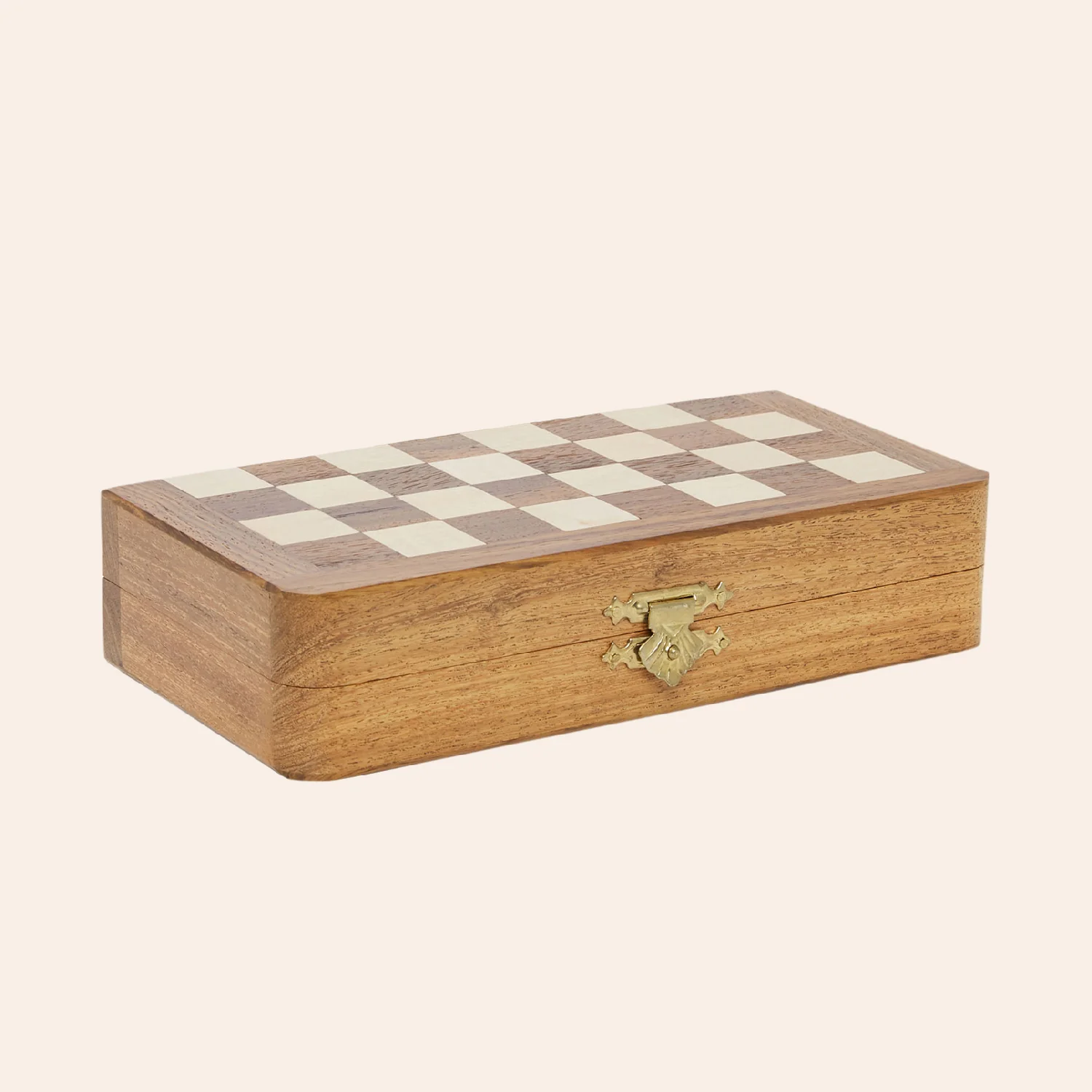 Wooden Folding Chess Set Box with Foam Tray 7 in_1 | Indian product Online Shopping Store