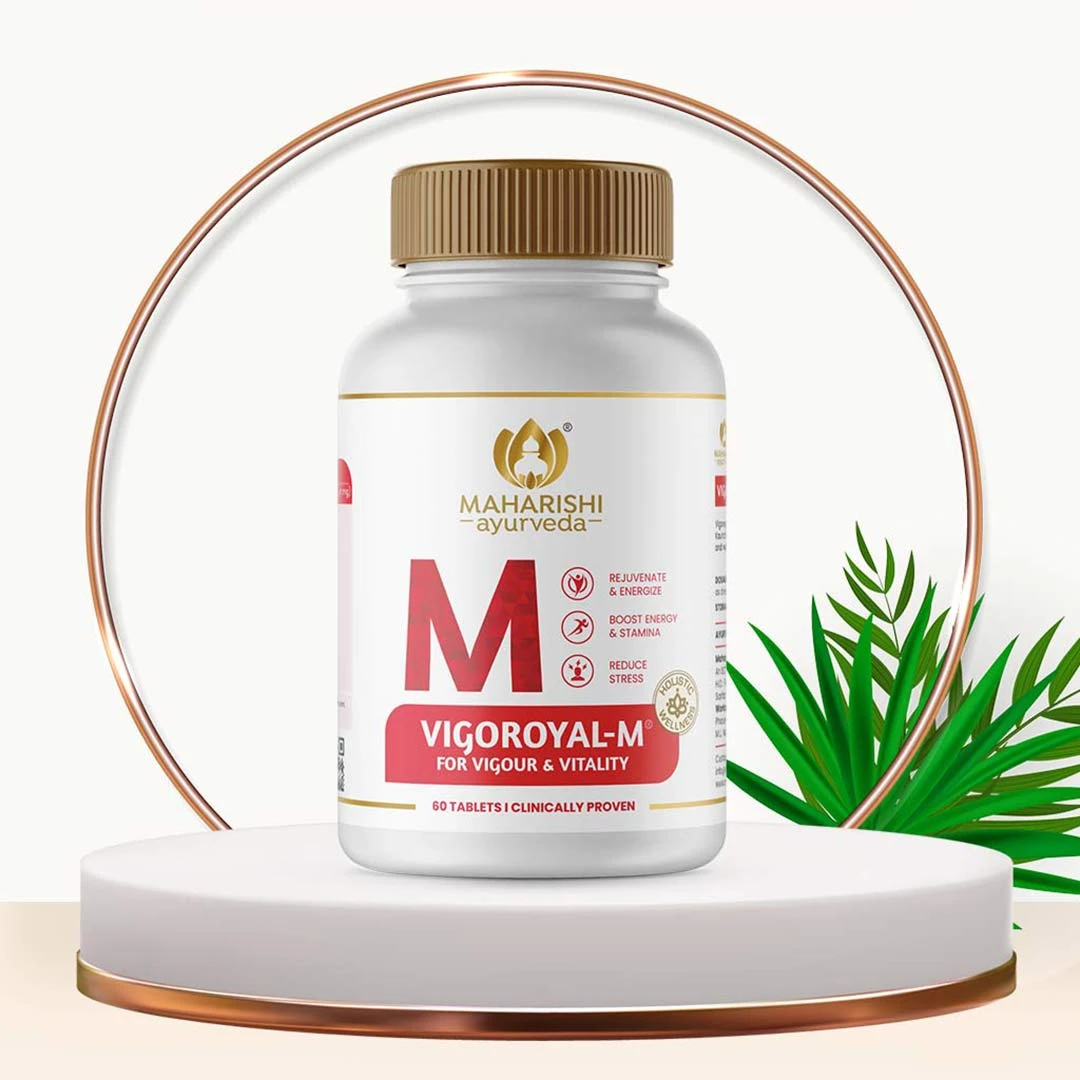 Maharishi Ayurveda Vigoroyal-M | Boost Stamina, Strength & Vitality | Indian product Online Shopping Store